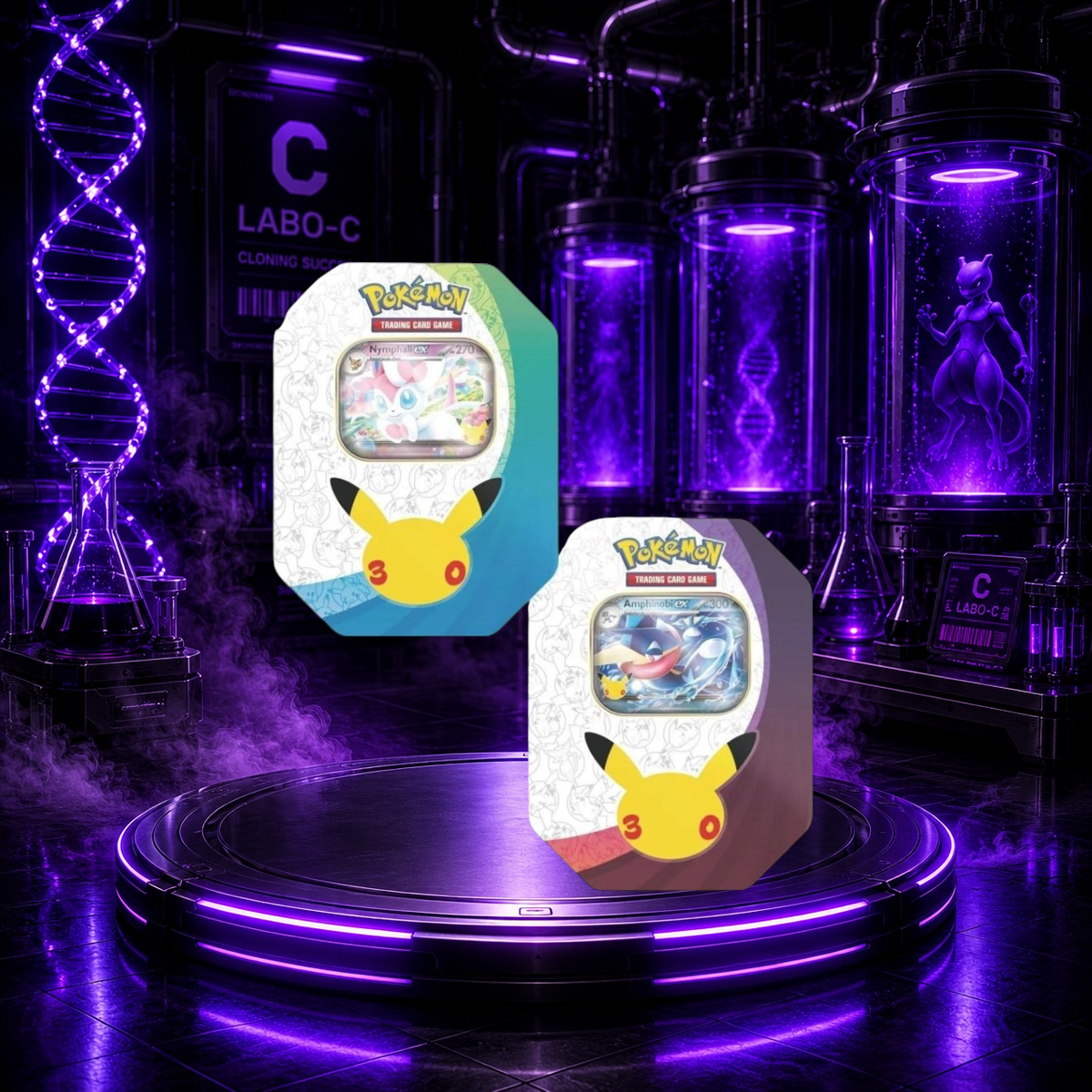 Pokébox Pokémon - Amphinobi/Nymphali ( Illu aléatoire )