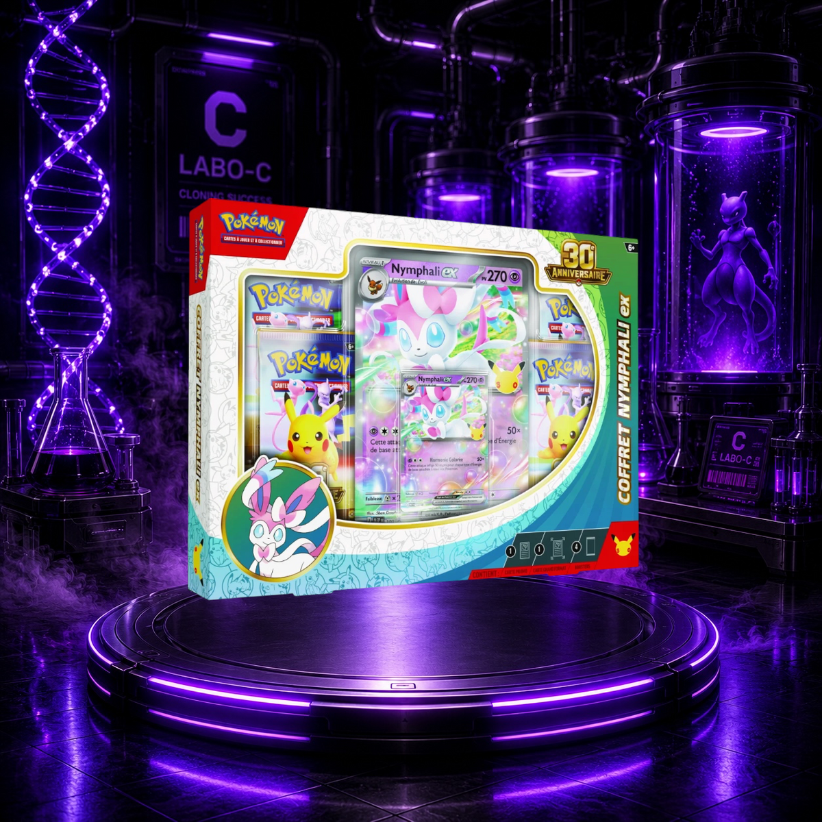Coffret Pokémon 30ans - Nymphali ex