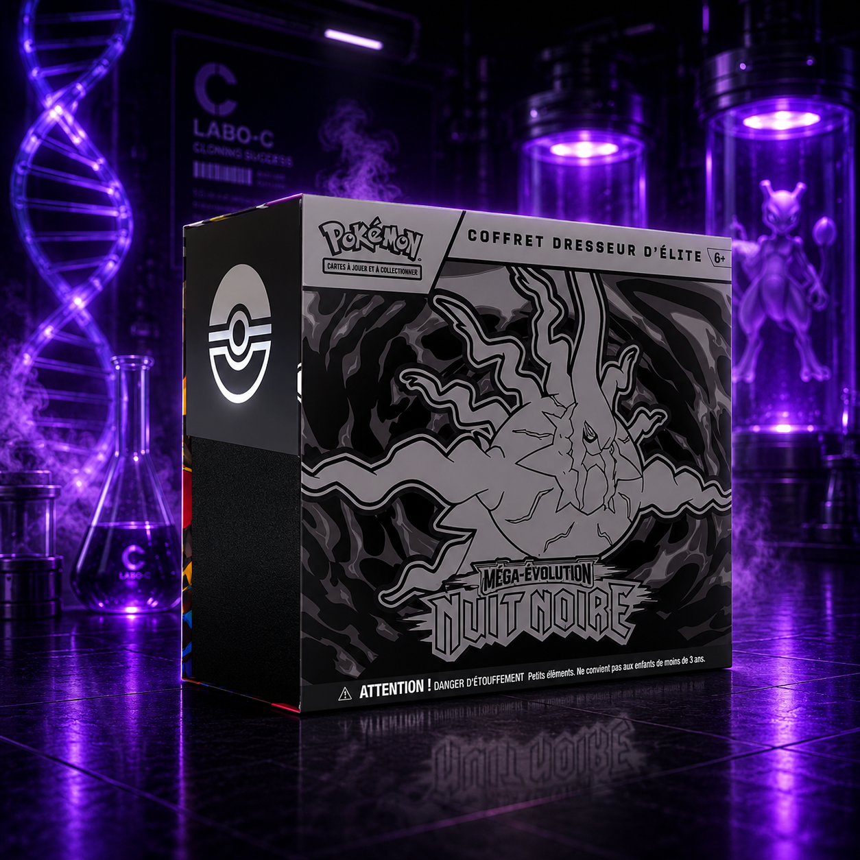 Coffret Dresseur d'Élite Pokémon – Méga-Évolution : Nuit Noire (ME5)