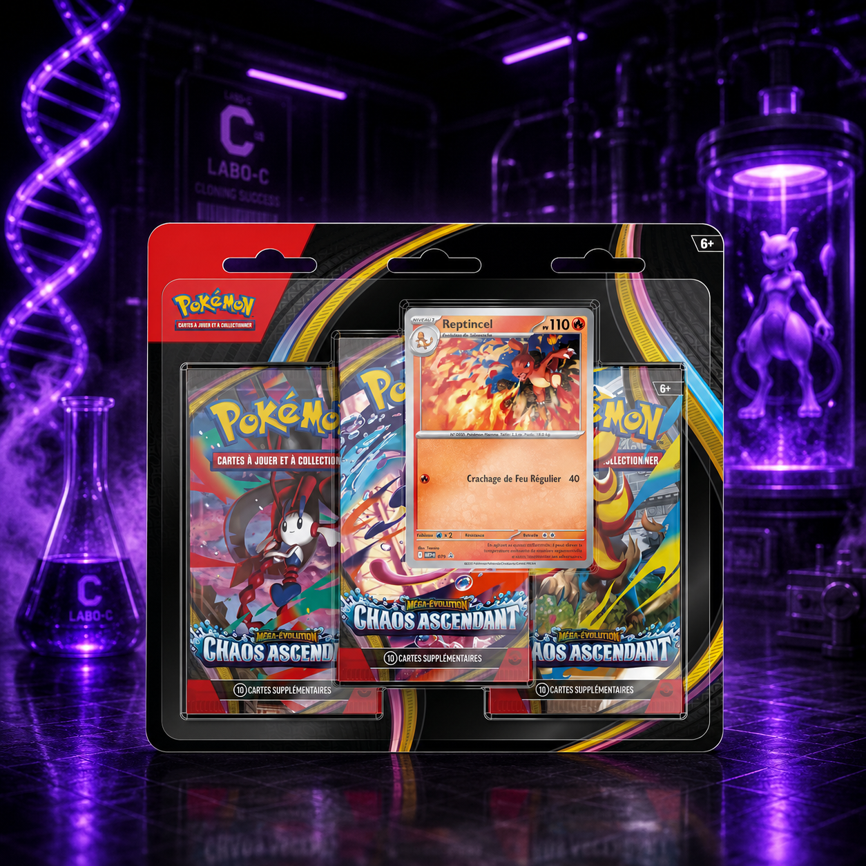Tripack Pokémon – Méga-Évolution : Chaos Ascendants (ME4)