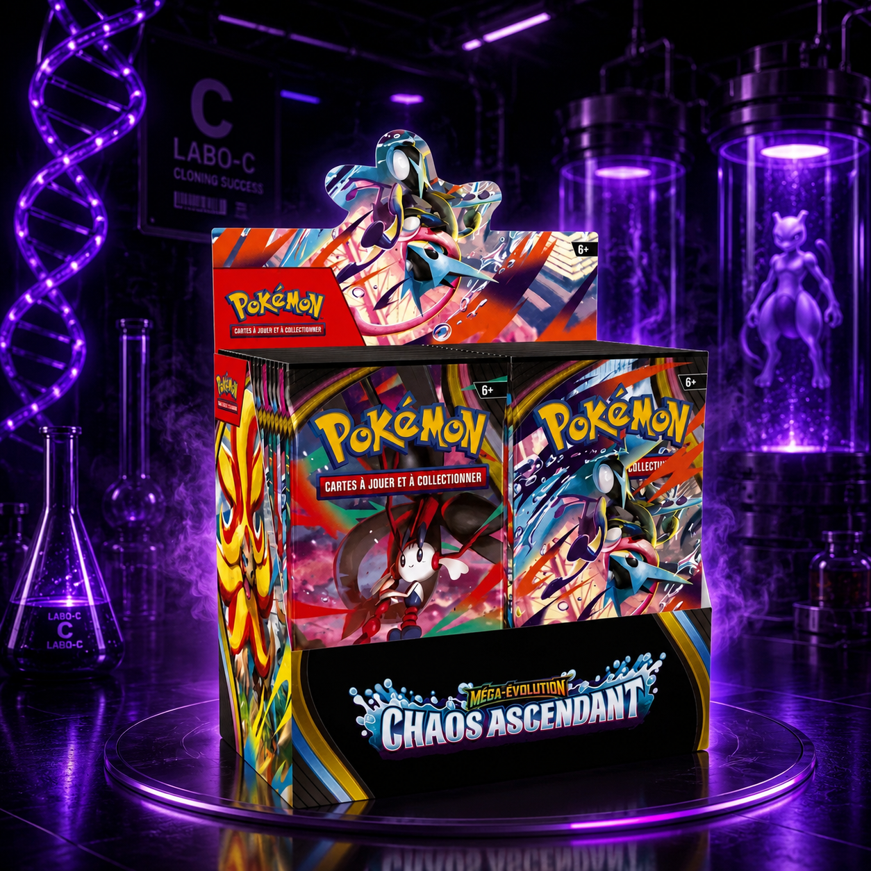 Display Pokémon – Méga-Évolution : Chaos Ascendants (ME4) 36 Boosters