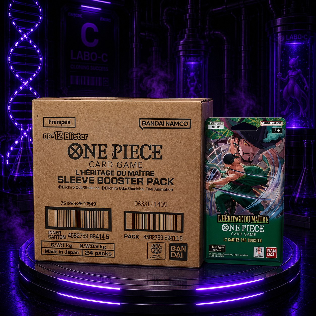 Case de 24 Blisters One piece OP-12 – L'Héritage du Maître (Francais)