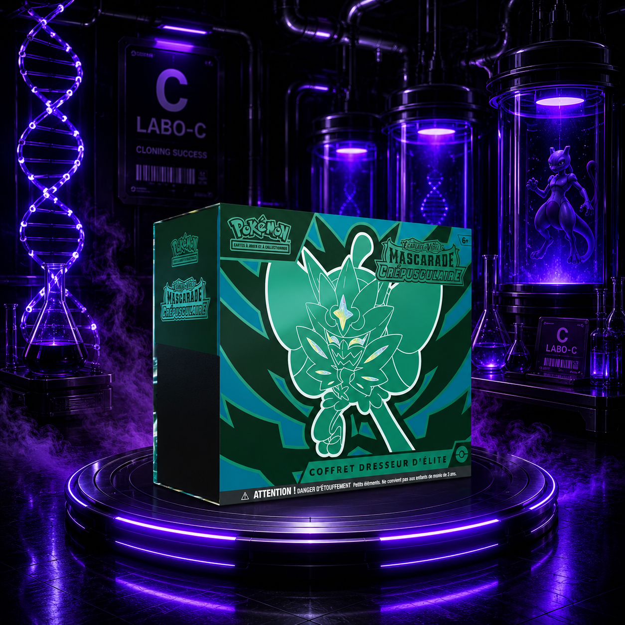 Coffret Dresseur d'Élite Pokémon – Mascarade Crépusculaire