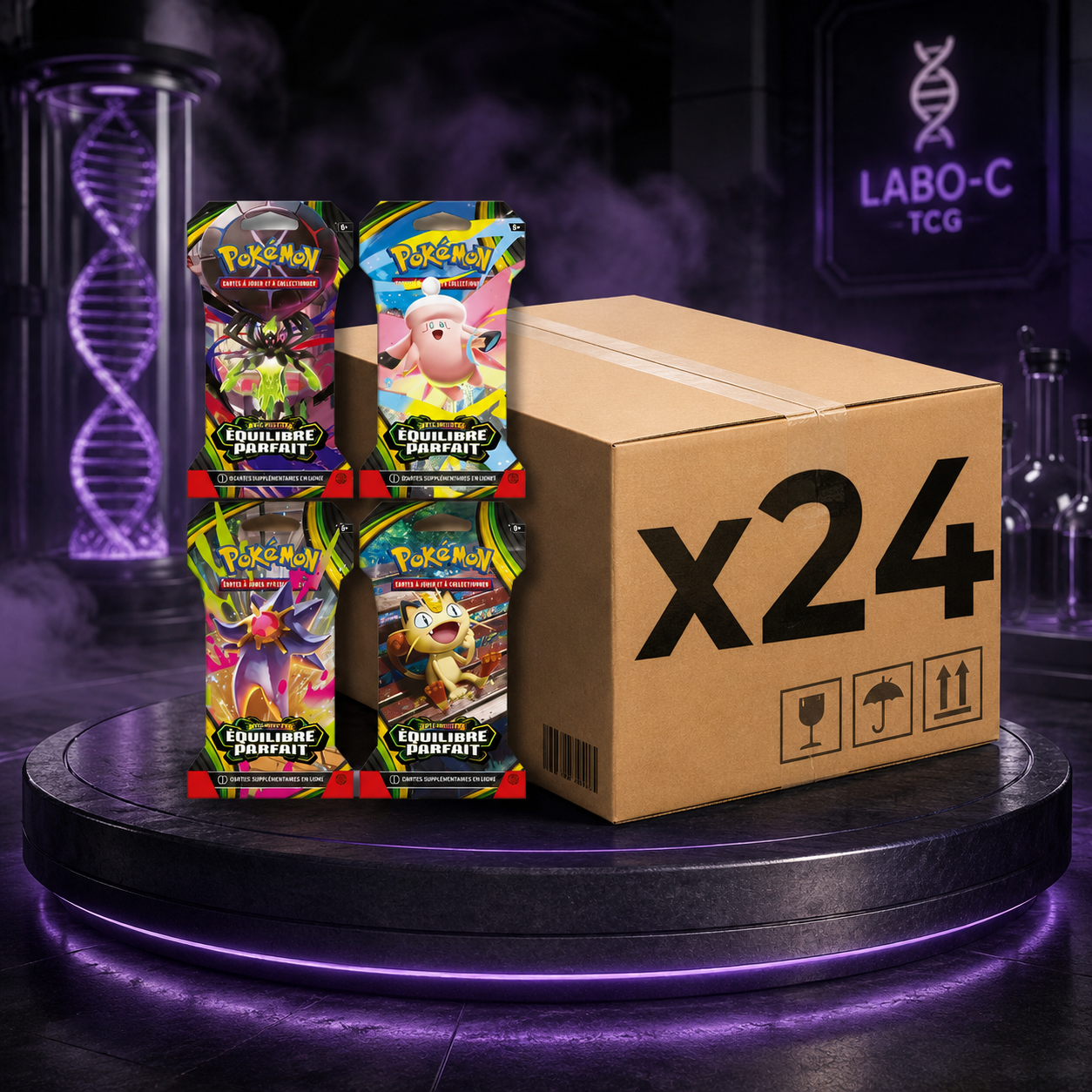 Case de 24 Blisters Pokémon – Équilibre Parfait (ME3)