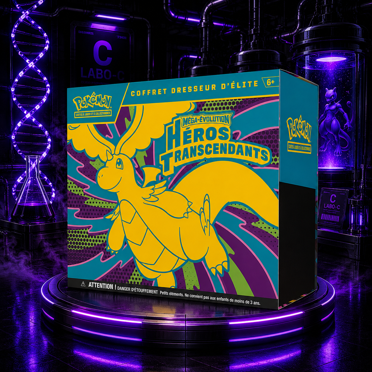 Coffret Dresseur d'Élite Pokémon Méga-Évolution : Héros Transcendants (ME 2.5)