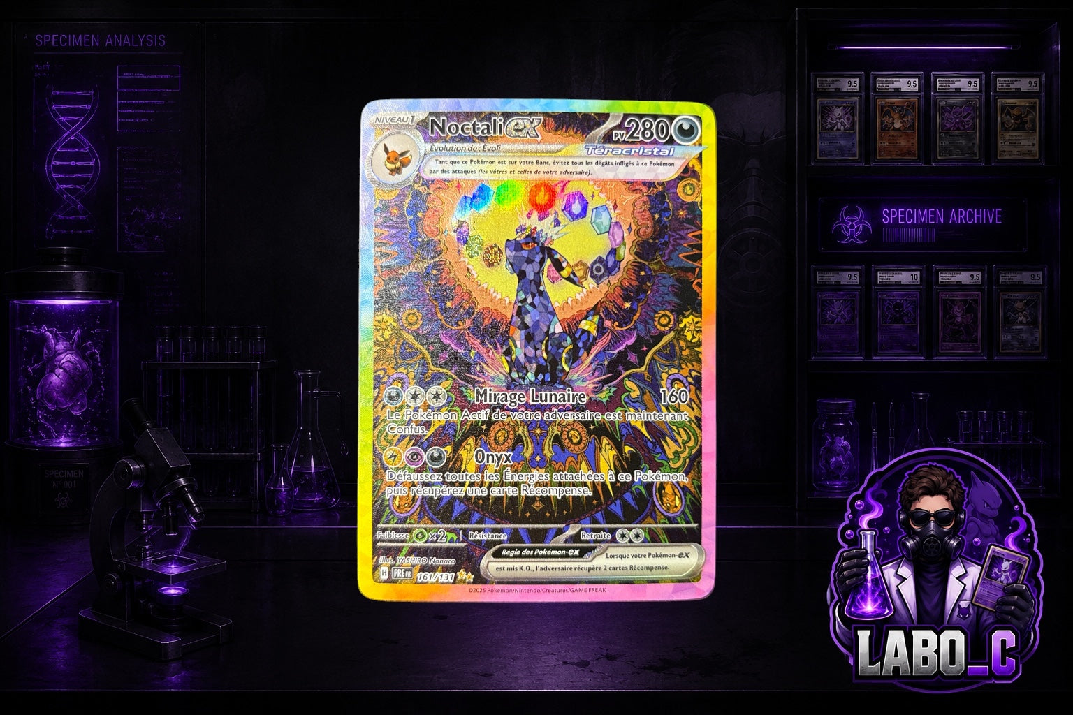 Noctali Ex ALT - Évolutions prismatiques (NM)